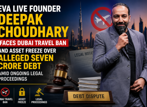 EVA Live Founder Deepak Choudhary Faces Dubai Travel Ban and Asset Freeze Over Alleged ₹7 Crore Debt