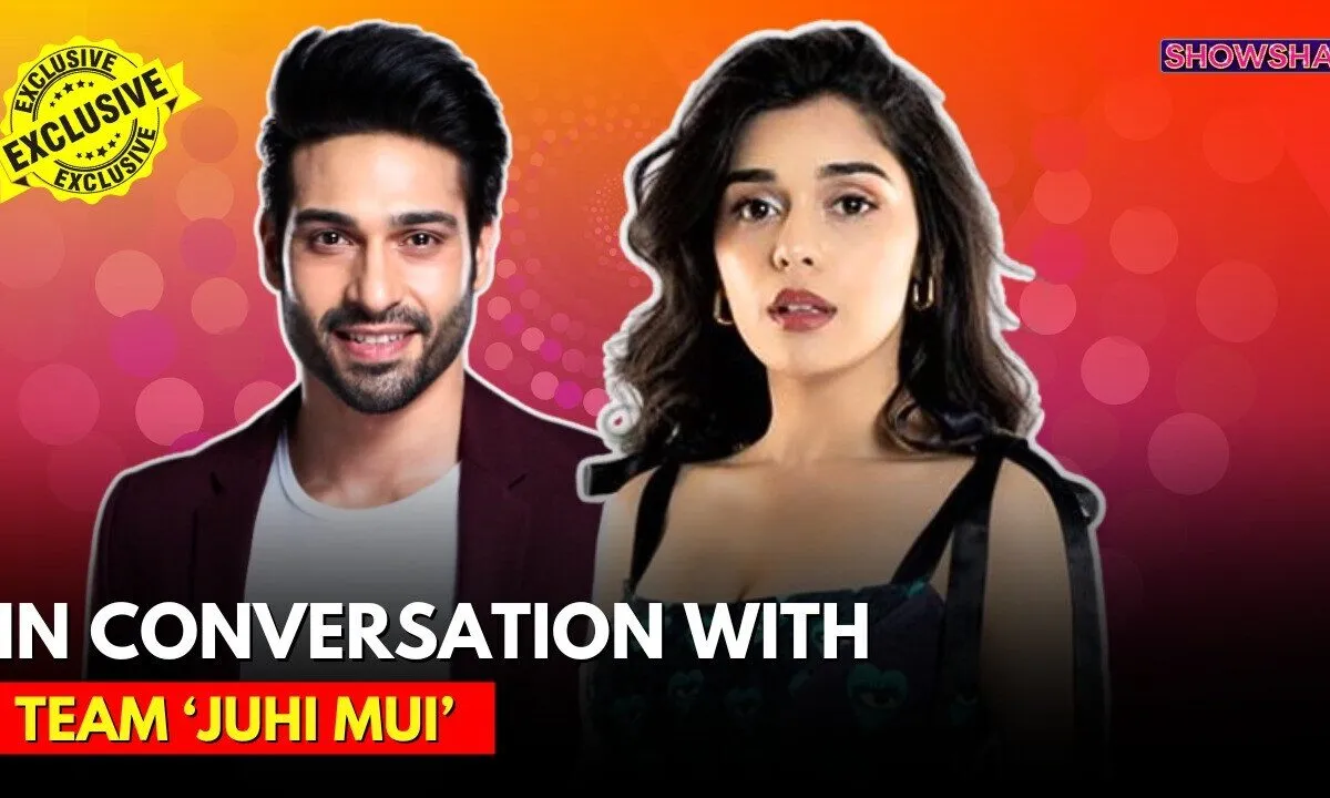 Eisha Singh and Vijayendra Kumeria in a casual setting, discussing television shows.