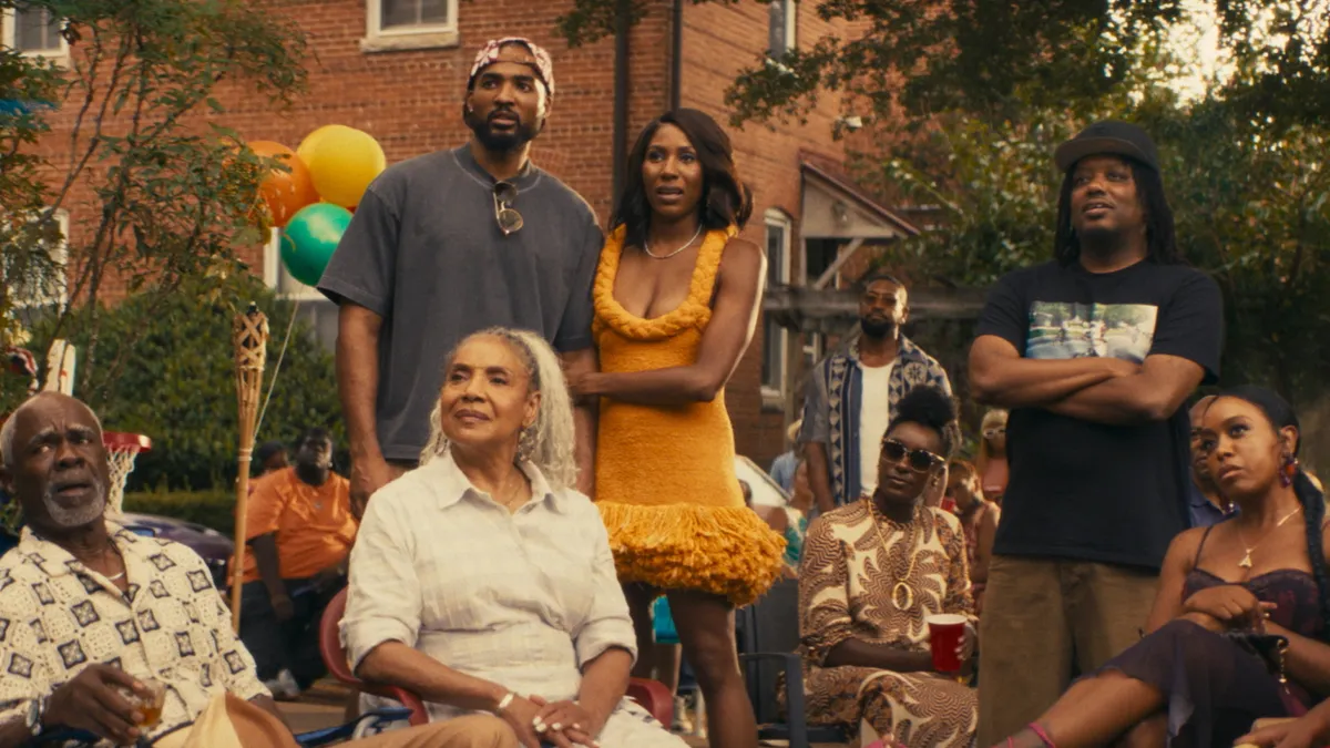 Screenshot of the Diarra From Detroit Season 2 trailer showing characters in intense situations.