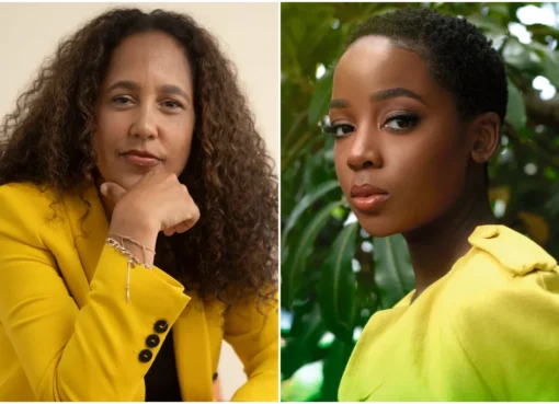 Gina Prince-Bythewood and Thuso Mbedu smiling together at a film festival.