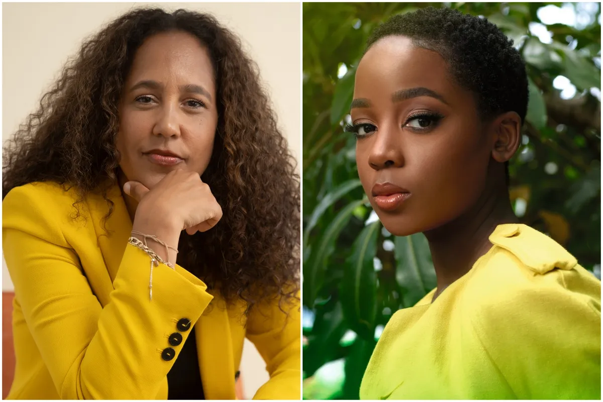 Gina Prince-Bythewood and Thuso Mbedu smiling together at a film festival.
