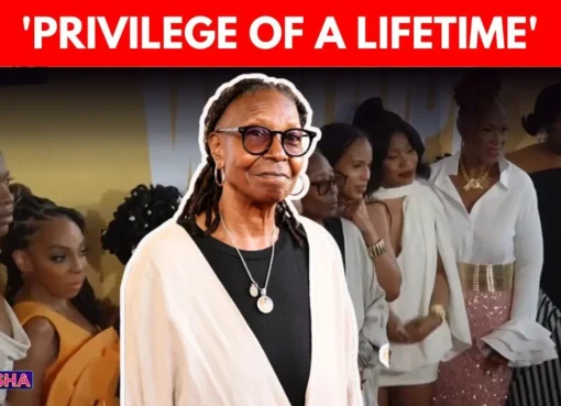 Whoopi Goldberg and Kerry Washington smiling happily together at the premiere of 'The Whoopi Monologues'.