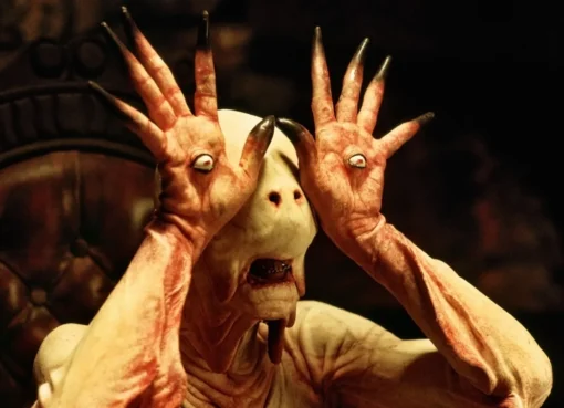Guillermo del Toro speaking at an event.