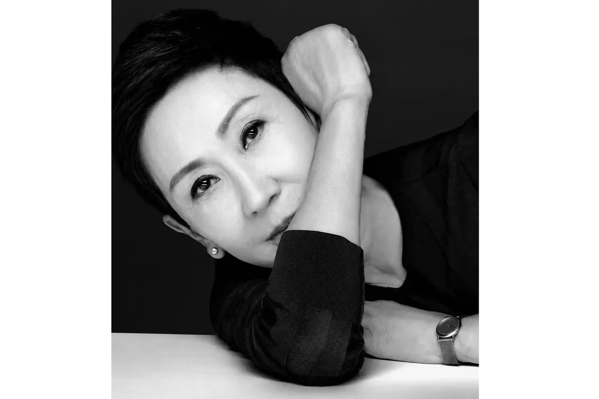 A photo of the legendary Hong Kong film producer Nansun Shi.