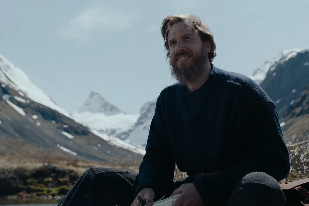 Stunning, wild Norwegian mountains from the film 'Growth of the Soil'.