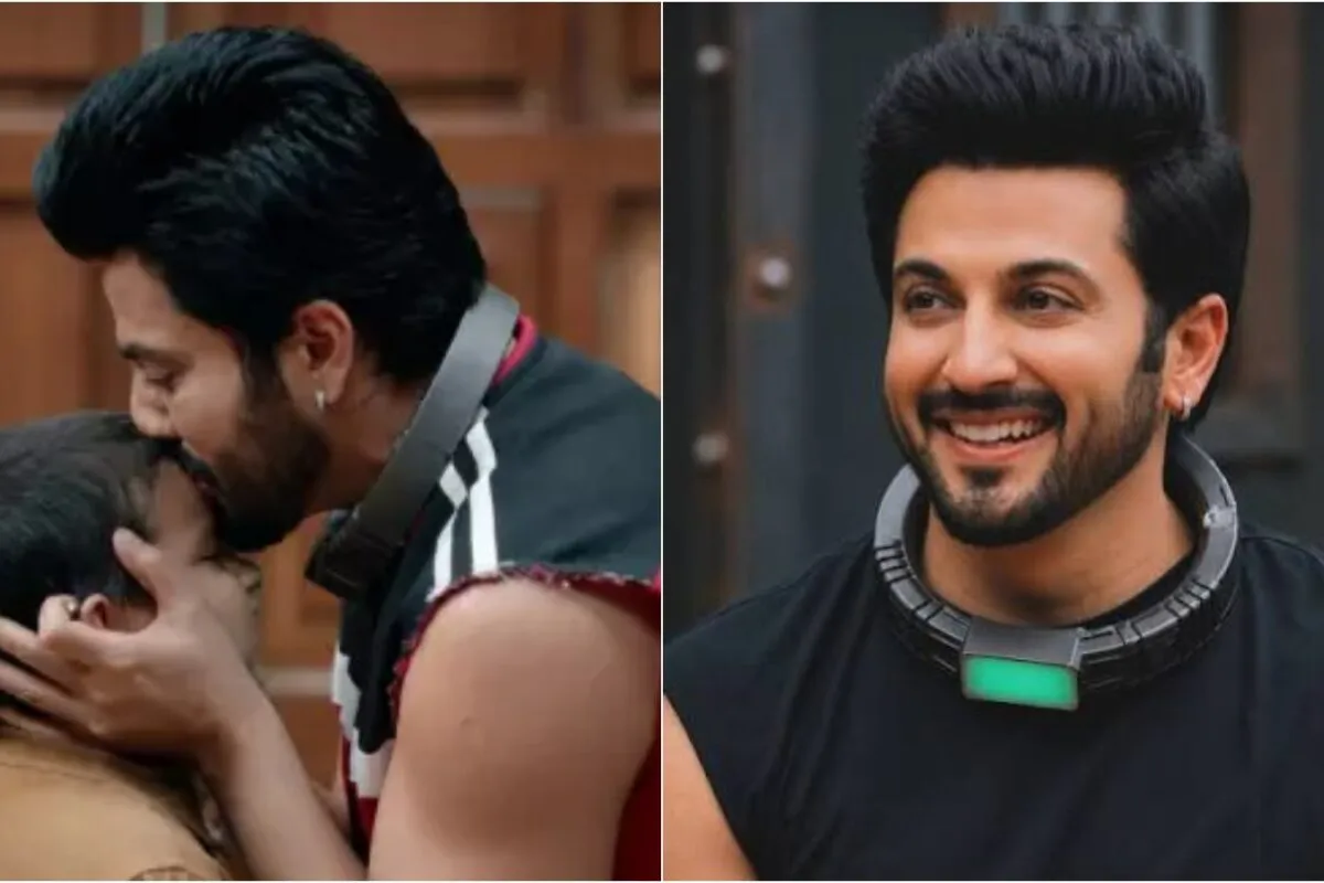 Dheeraj Dhoopar and Vinny Arora posing happily with their son Zayn