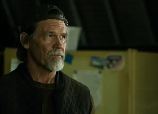 Jacob Elordi and Josh Brolin in a scene from The Dog Stars movie trailer.