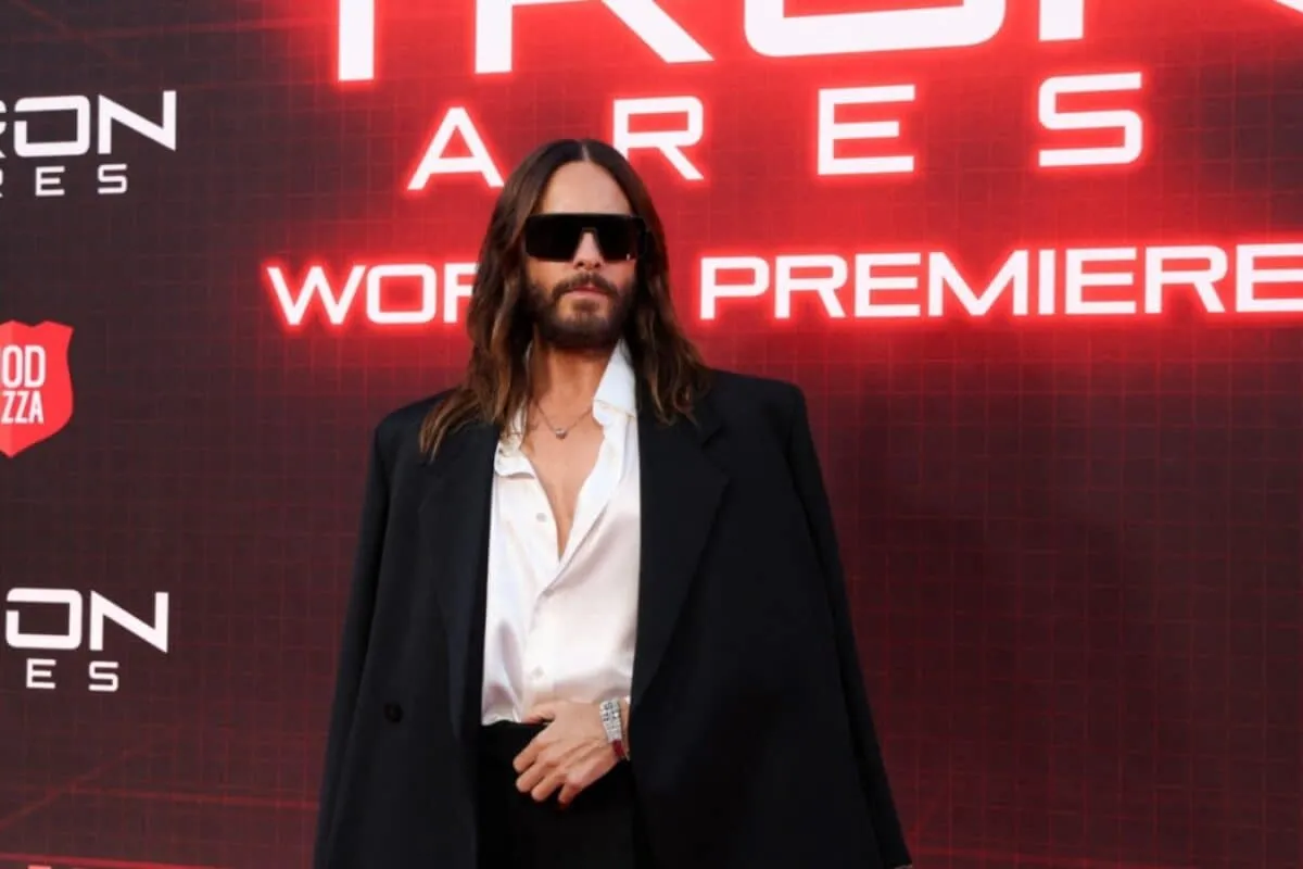 Close-up photo of Jared Leto with a serious expression.