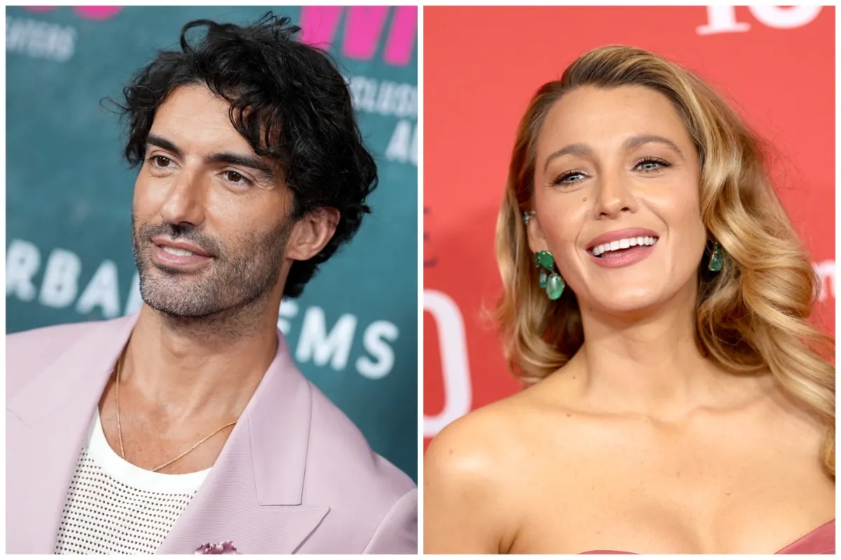 Justin Baldoni and Emily Baldoni looking serious and heartfelt as they speak in an Instagram video.