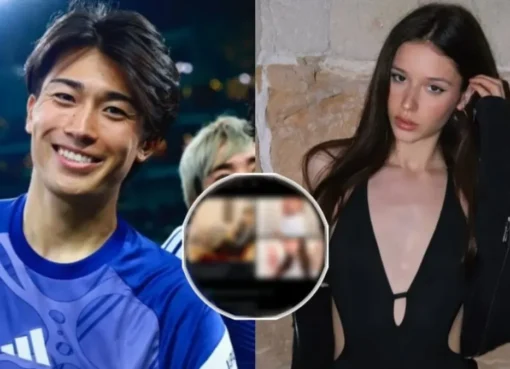 Keito Nakamura and Samantha Frison looking happy together.