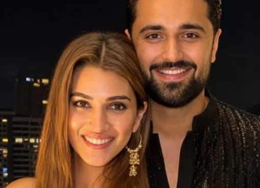 Kriti Sanon and Kabir Bahia walking together after dinner