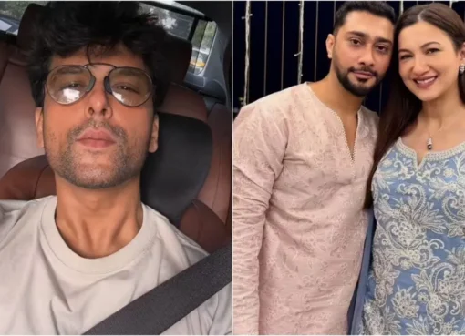 Kushal Tandon with his sister Tina Tandon smiling warmly.