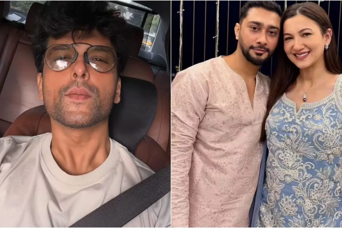 Kushal Tandon with his sister Tina Tandon smiling warmly.