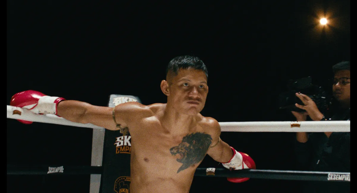 Image of martial artists in action