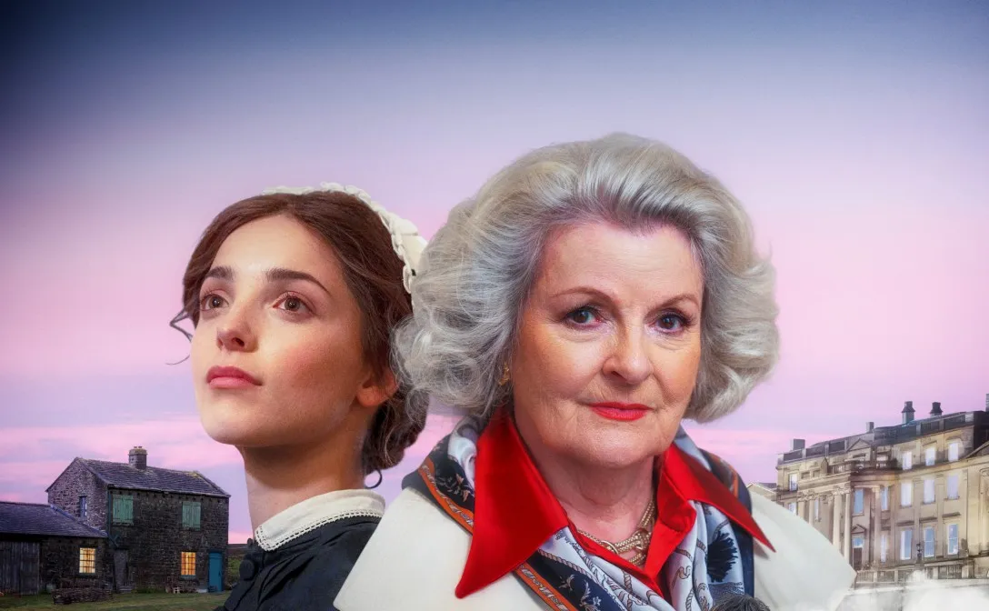 A promotional image for 'A Woman of Substance' showcasing its journey from humble beginnings to success.