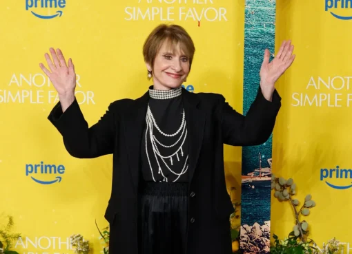 Patti LuPone looking determined.