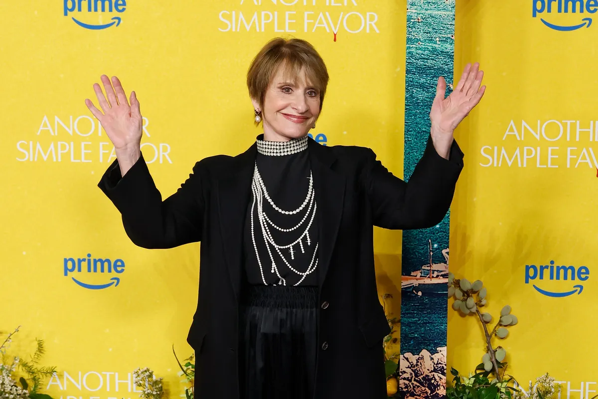 Patti LuPone looking determined.