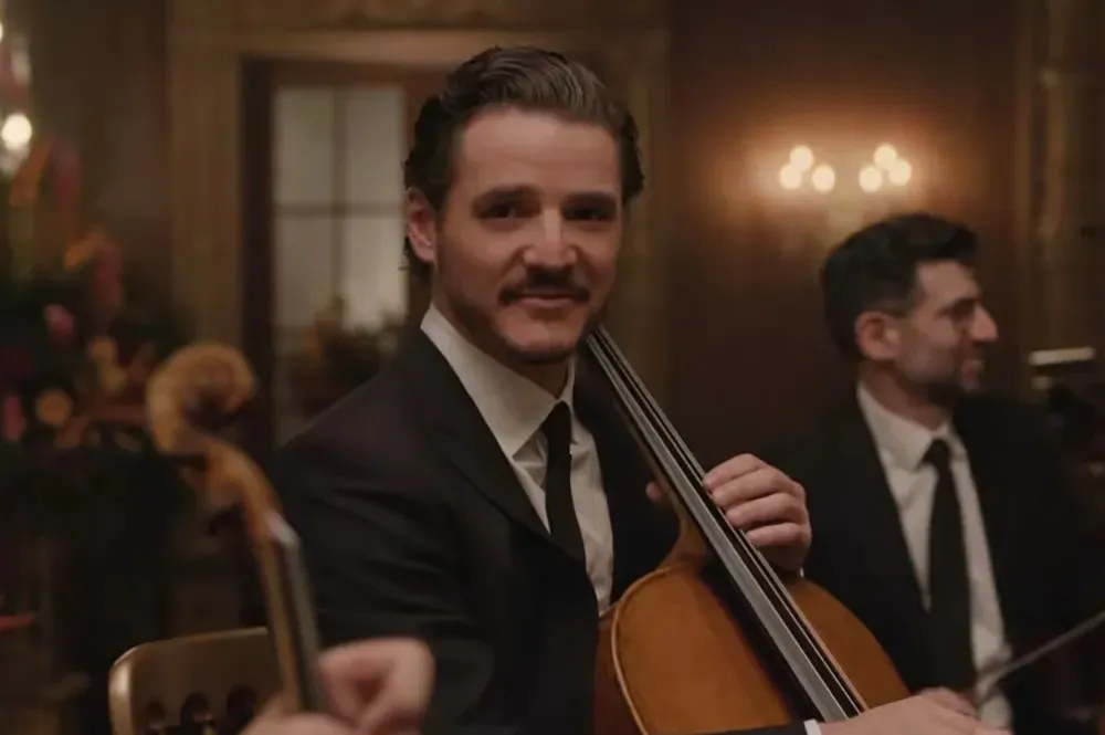 Promotional image for the movie 'Behemoth!' featuring Pedro Pascal.