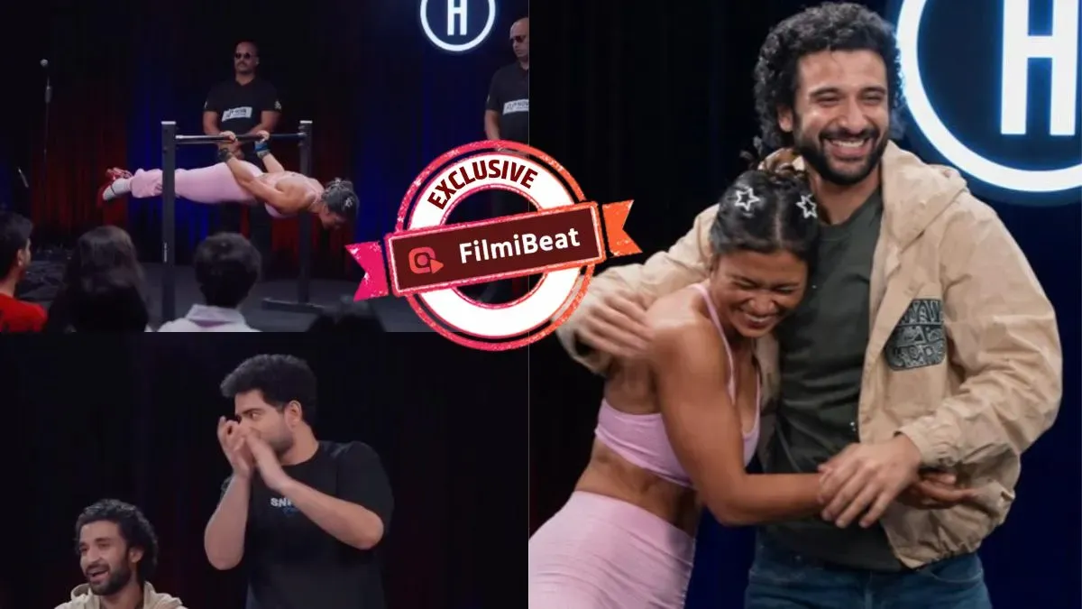 Prableen Kaur smiling on stage during India's Got Latent.