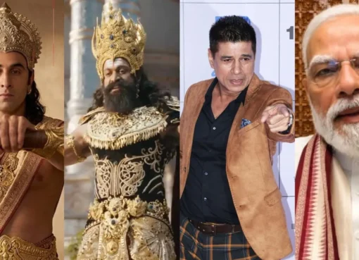 Ramayana trailer poster with Ranbir Kapoor as Ram and Yash as Ravana