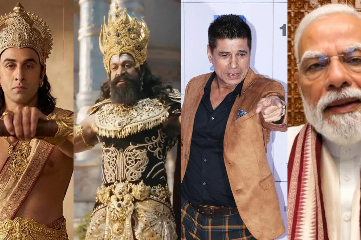 Ramayana trailer poster with Ranbir Kapoor as Ram and Yash as Ravana