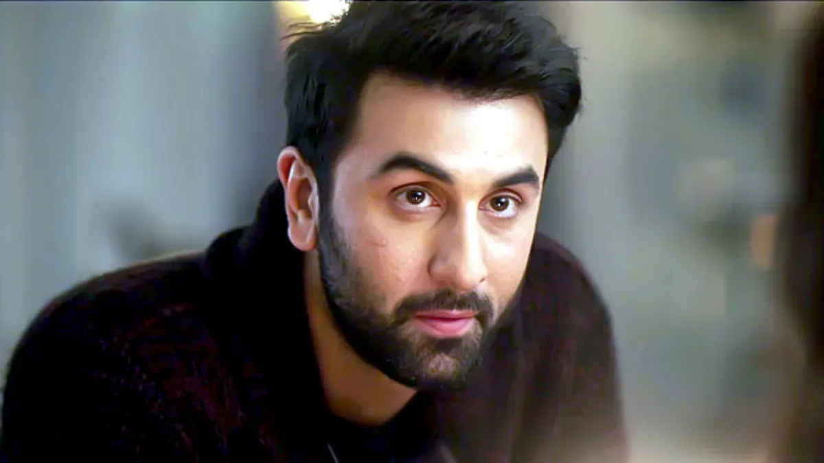 Ranbir Kapoor looking suave, discussing his films.