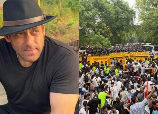 Salman Khan speaking at an event.
