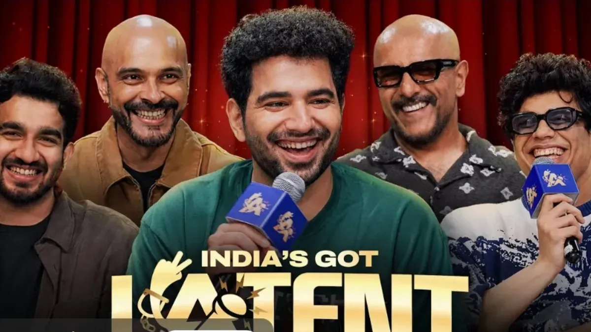 Samay Raina smiling and looking directly at the camera, perhaps from the set of India's Got Latent.