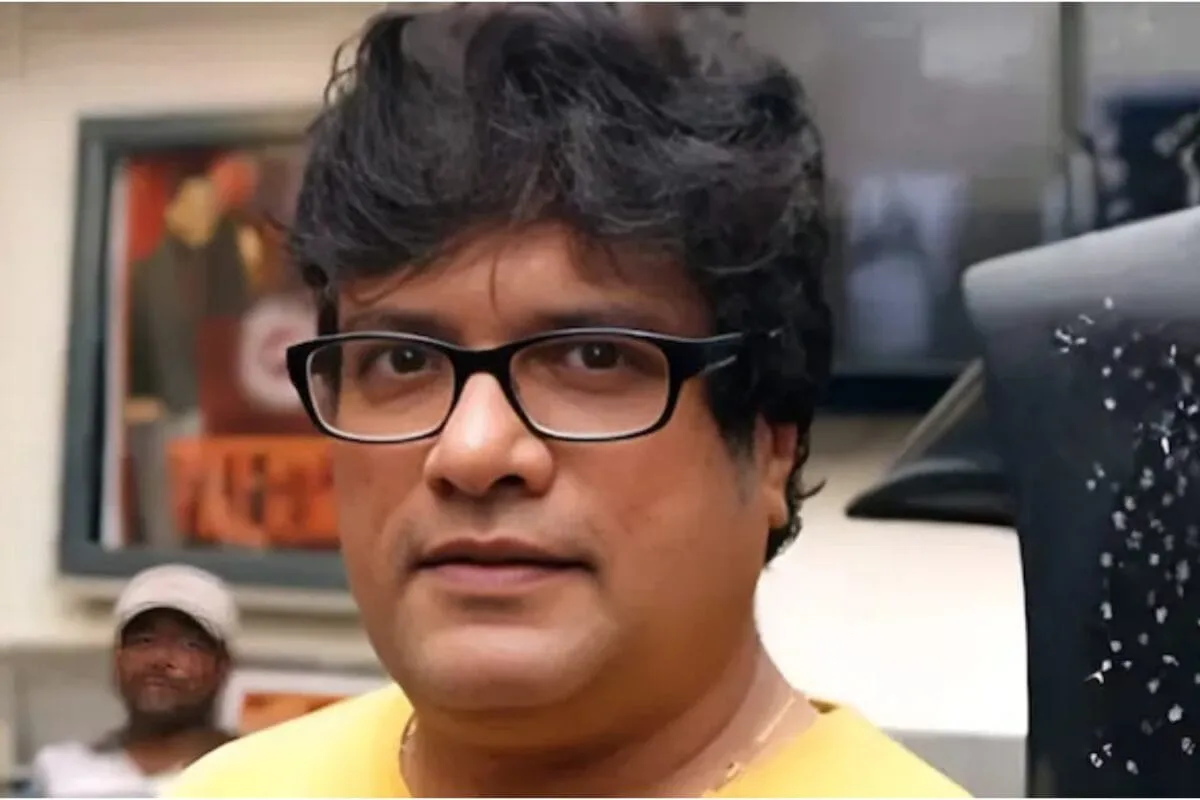 Actor Rajesh Sharma posing for a portrait photo