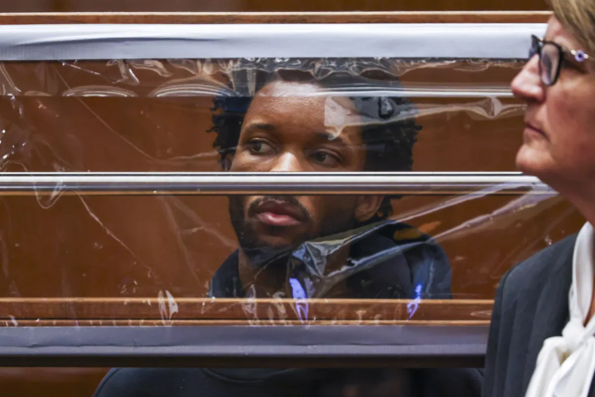 A somber image representing a legal trial.