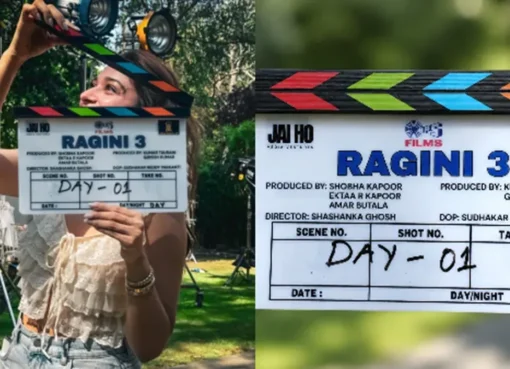 Tamannaah Bhatia on the set of Ragini 3 in London.