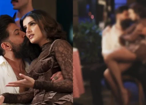 Tara Sutaria and Yash looking close and natural on a movie set.