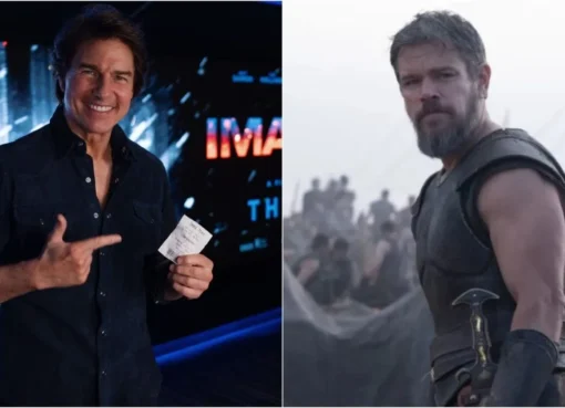 Tom Cruise smiling at a movie event
