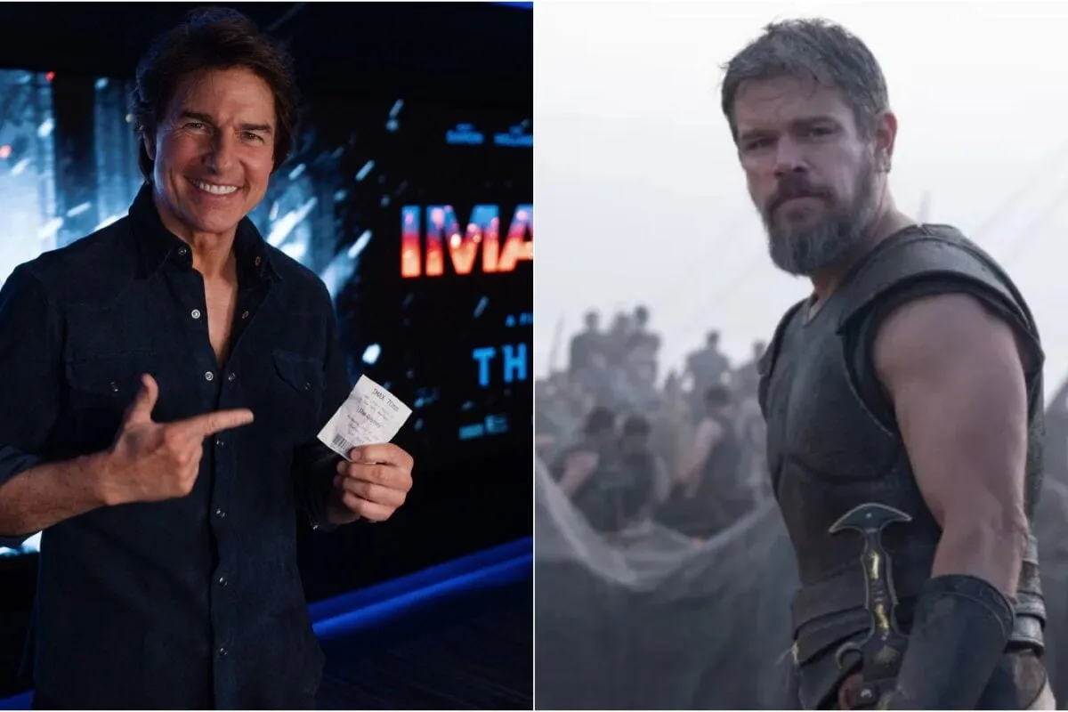 Tom Cruise smiling at a movie event