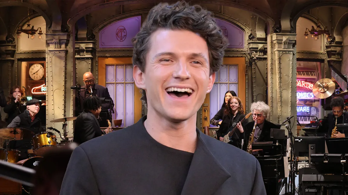 Tom Holland looking thoughtful.
