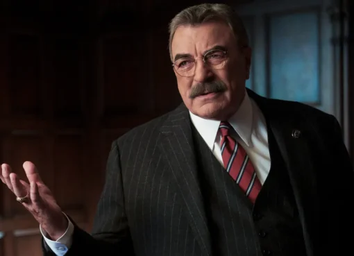 Tom Selleck in character as Frank Reagan from Blue Bloods, looking thoughtful.