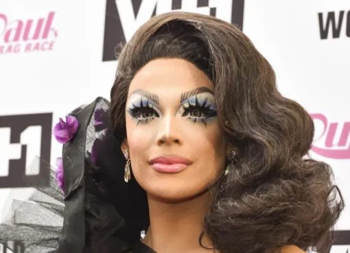 Valentina in a glamorous outfit.