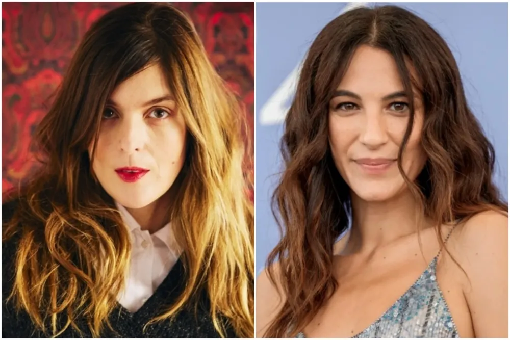 Valérie Donzelli and Carolina Cavalli at a film festival event