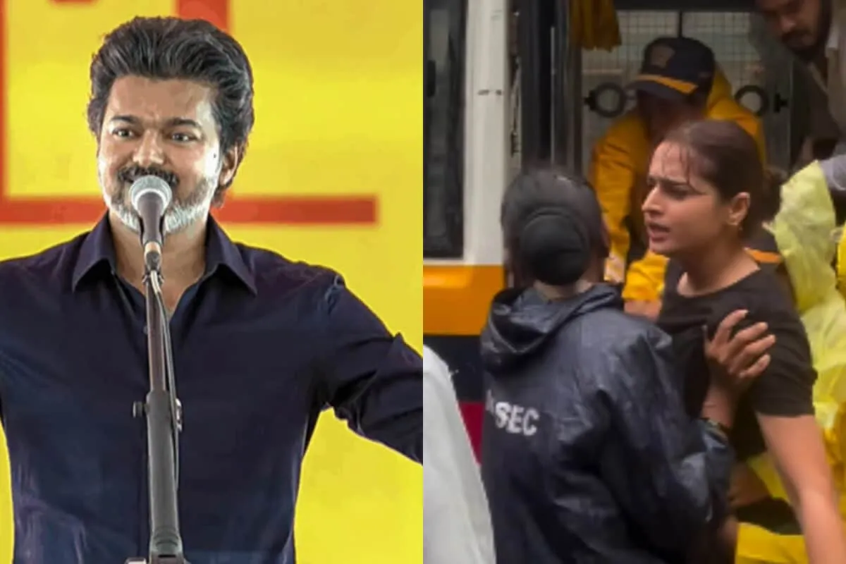 Collage of entertainment news headlines.