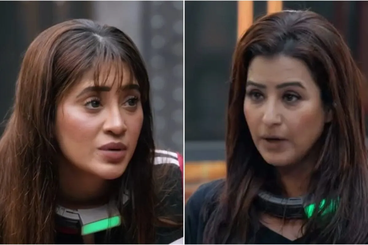 Vikas Gupta and Shilpa Shinde in a heated discussion on the set of Lock Upp 2.