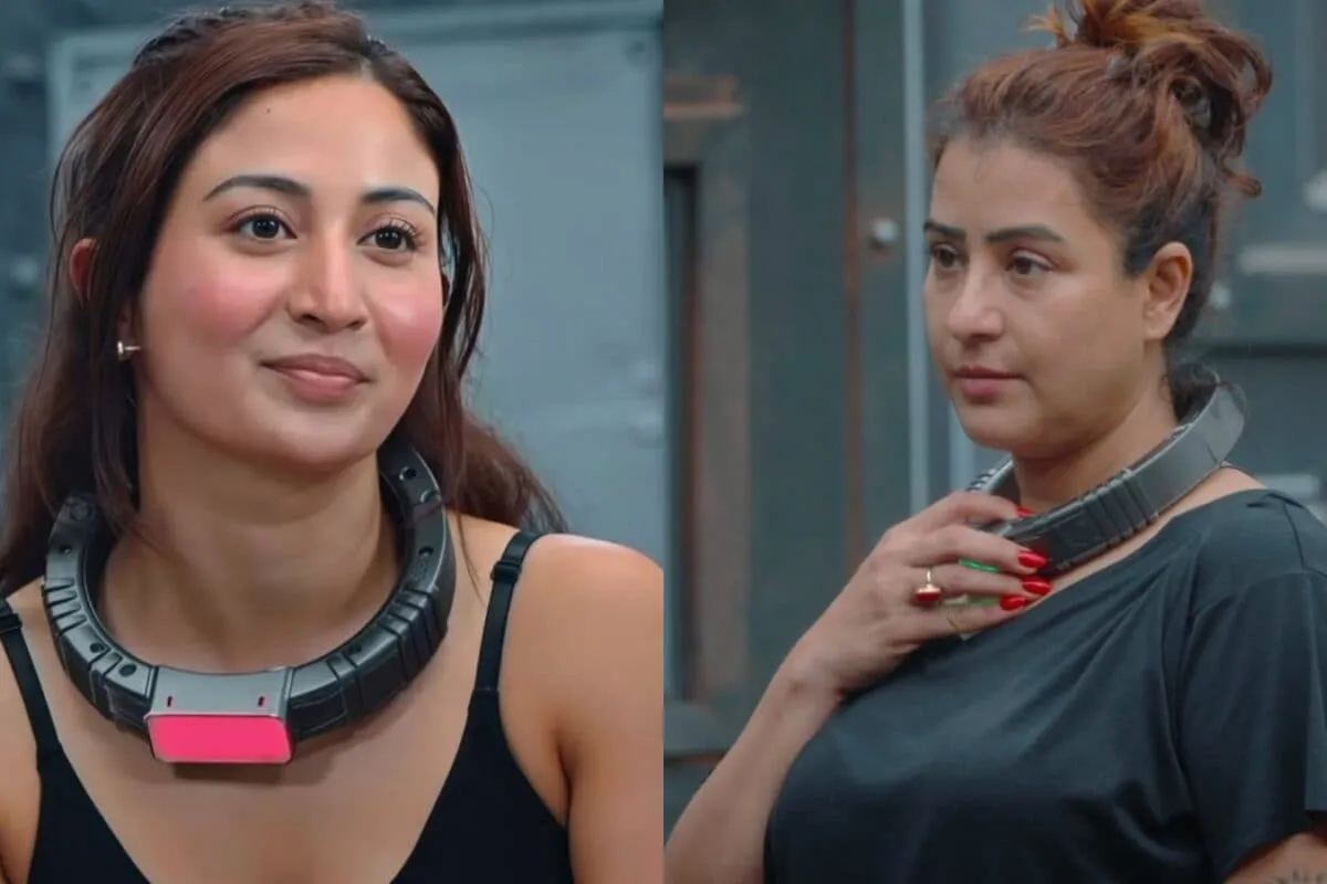 Shreya Kalra looking angry during a confrontation on Lock Upp