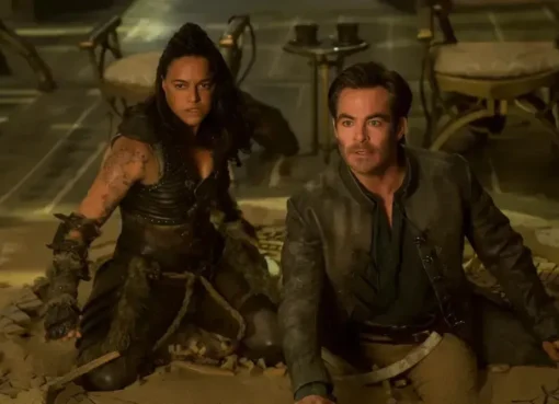 Group of adventurers from the Dungeons & Dragons: Honor Among Thieves movie smiling.