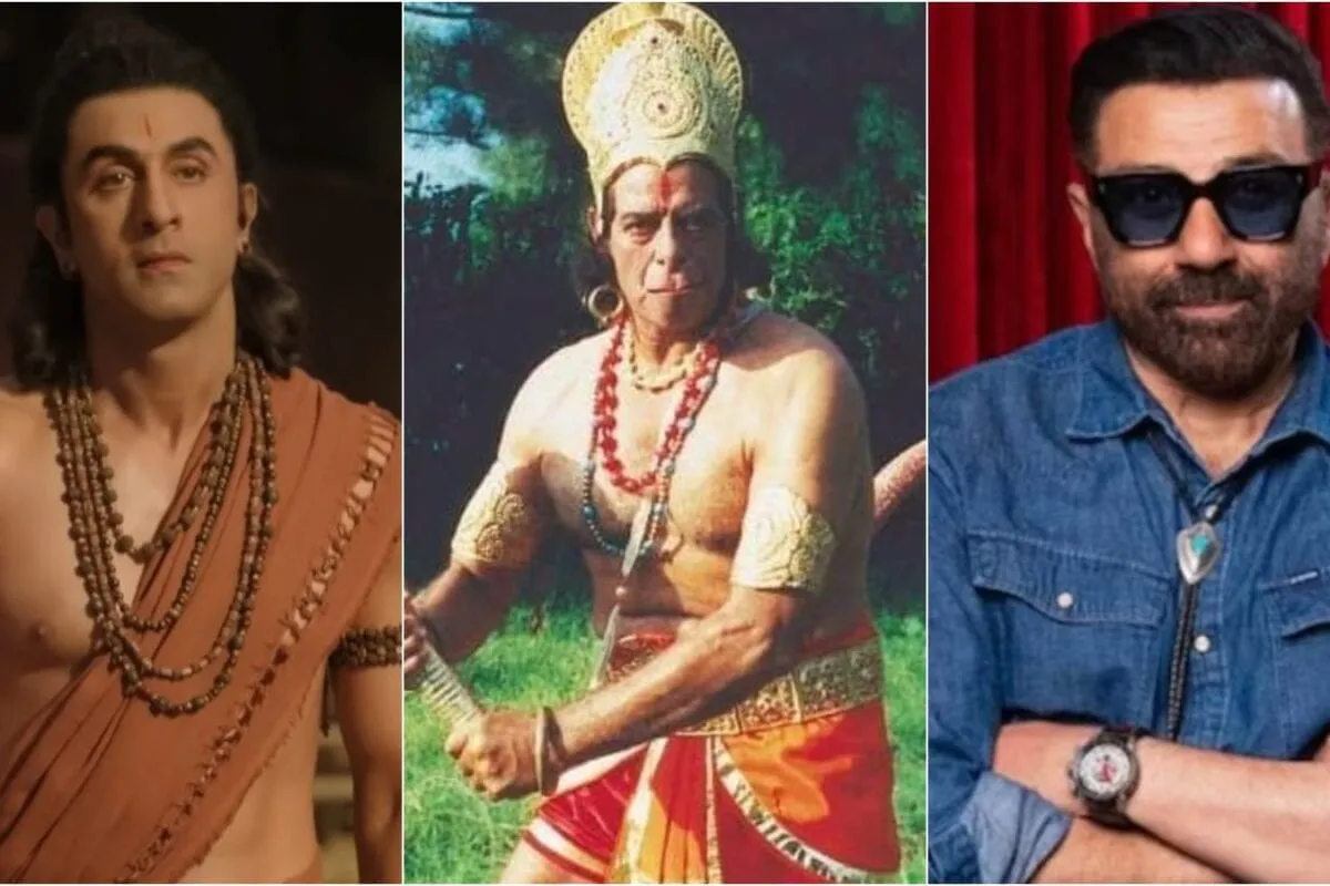 A comparison of the new Ramayana movie style and the classic look of Dara Singh