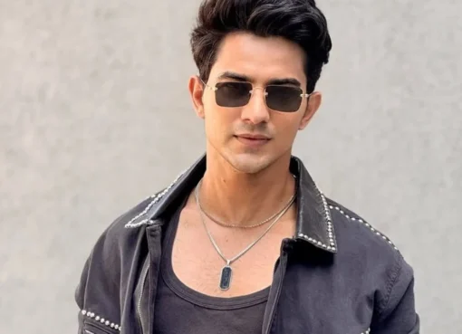 Headshot of TV actor Rohit Chandel with a serious expression.