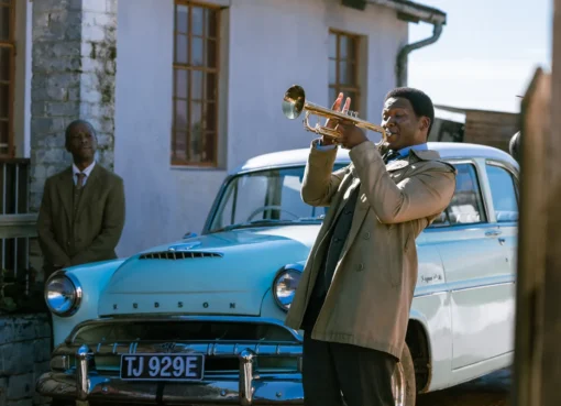 First-look image of Thabo Rametsi as Hugh Masekela.