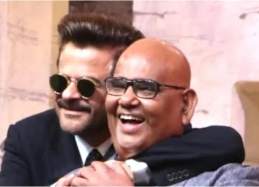 Anil Kapoor and Satish Kaushik smiling together in a warm, friendly photo.