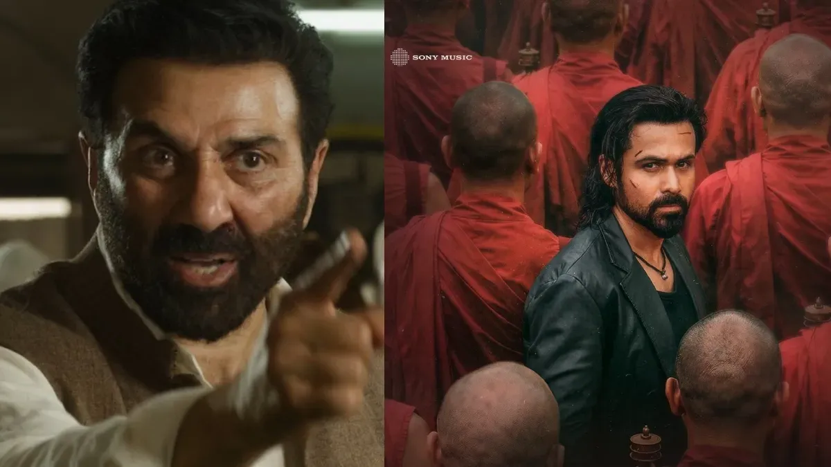 A split image showing posters for Batwara 1947 and Awarapan 2.