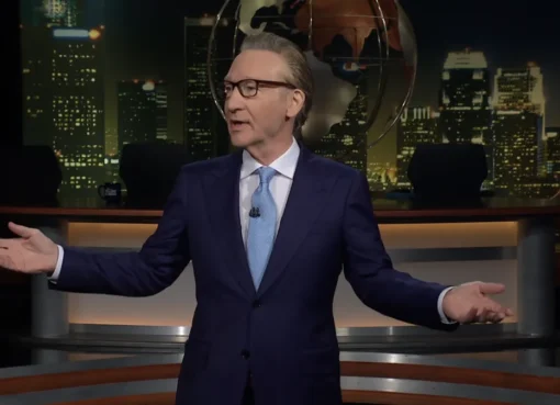 Bill Maher on stage during his show.