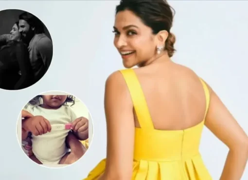 Deepika Padukone and Ranveer Singh smiling, looking happy together.