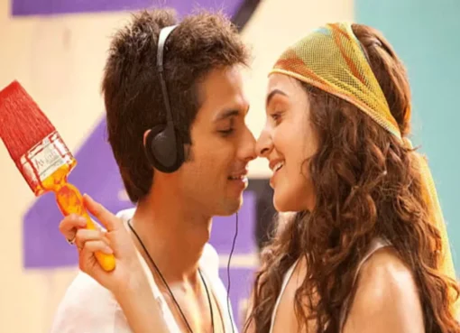 Anushka Sharma and Shahid Kapoor in a still from Badmaash Company.